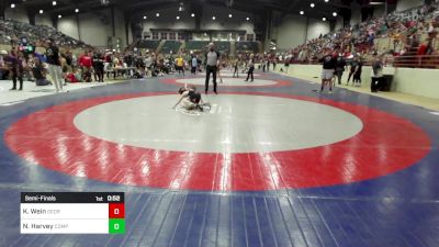 67 lbs Semifinal - Kellan Wein, Georgia vs Noah Harvey, Compound Wrestling