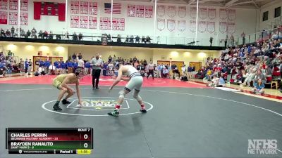 150 lbs Finals (8 Team) - Brayden Ranauto, Saint Mark`s vs Charles Perrin, Delaware Military Academy