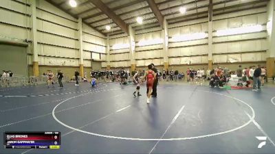 100 lbs Semifinal - Elias Briones, CA vs Jarom Gappmayer, UT