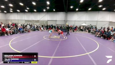 113 lbs 2nd Wrestleback (16 Team) - Benjamin Sommers, Washington vs Talan Parsons, Michigan