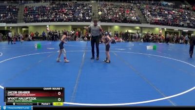 65 lbs Champ. Round 1 - Jacob Graber, Summit Wrestling Academy vs Wyatt Haluptzok, Anoka Youth Wrestling