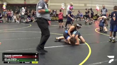 107 lbs Quarterfinals (8 Team) - Hughie Carpenter, Foxfire WC vs Rylan Poeta, Team Gotcha Black