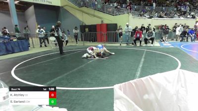 88 lbs Round Of 32 - Keller Atchley, Duncan Demons vs Sean Garland, Edmond Memorial