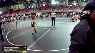 55 lbs Cons. Round 4 - Victor Mata, Nebraska Elite Wrestling Club vs Spencer Bernshausen, 2TG