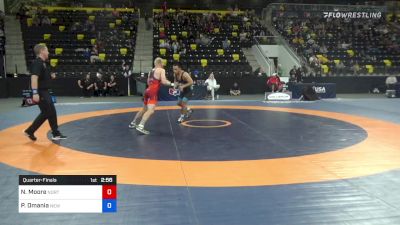 67 kg Quarterfinal - Nathan Moore, Northern Colorado Wrestling Club vs Peyton Omania, New York Athletic Club