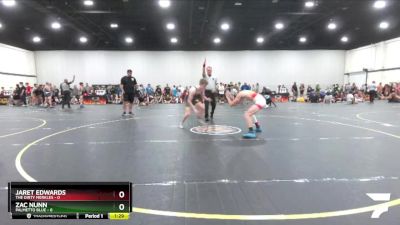 117 lbs Round 2 (4 Team) - Jaret Edwards, The Dirty Merkles vs Zac Nunn, Palmetto Blue