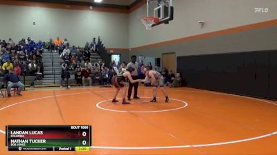 167 lbs Quarterfinal - Nathan Tucker, Bob Jones vs Landan Lucas, Columbia