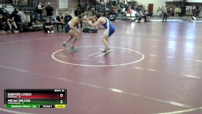 190 lbs Round 6 (8 Team) - Micah Wilcox, Timpanogos vs Sawyer Lynch, Fremont