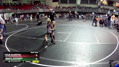 48-51 lbs Quarterfinal - Kylie Allington, Southern Wrestling Club vs Kendyl Hathaway, Shelton Wrestling Club