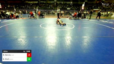 80 lbs Round Of 32 - Benjamin Servis, Fair Lawn vs Bradley Stoll, Branchville