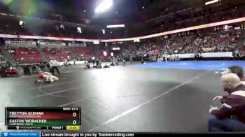 D2-120 lbs 3rd Place Match - Treyton Ackman, Spencer/Columbus Cath. vs Easton Worachek, Luxemburg-Casco