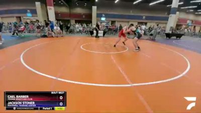 220 lbs Semifinal - Cael Barber, Texans Wrestling Club vs Jackson Stoner, Rockwall Training Center