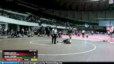 105 lbs Cons. Round 3 - Owen Smyth, Hickory Wrestling Club vs Gage Carter, Great Bridge Wrestling Club