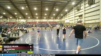 102 lbs Round 5 (6 Team) - Ali Svancara, Idaho vs Whiteley Nelson, Utah Gold