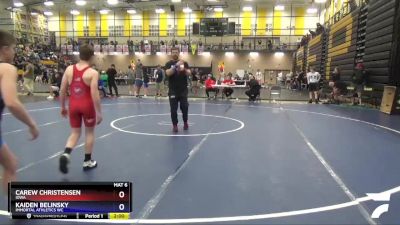 94 lbs Round 4 - Carew Christensen, Iowa vs Kaiden Belinsky, Immortal Athletics WC