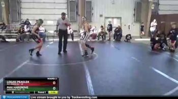 100 lbs Round 2 (8 Team) - Logan Peagler, All American vs Max Hargrove, Warhawks Red