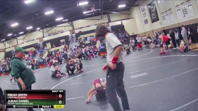 52 lbs Round 4 - Judah Daniel, Pelion Youth Wrestling vs Mikah Smith, Carolina Reapers