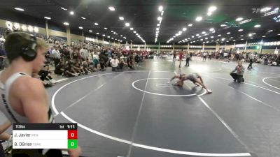 113 lbs Round Of 128 - Jaiden Javier, Cienega Wrestling vs Braxden OBrien, Temescal Canyon WC