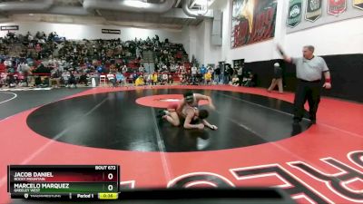 150 lbs Cons. Round 5 - Marcelo Marquez, Greeley West vs Jacob Daniel, Rocky Mountain