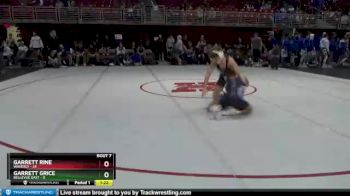 138 lbs Round 2 (8 Team) - Garrett Grice, Bellevue East vs Garrett Rine, Waverly