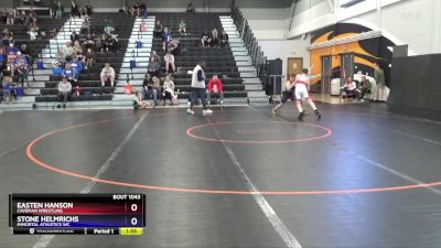 12U-5 lbs Rr2 - Easten Hanson, Caveman Wrestling vs Stone Helmrichs, Immortal Athletics WC