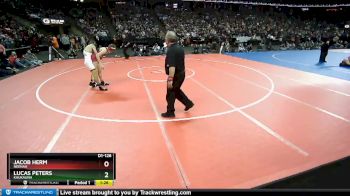 D1-126 lbs 1st Place Match - Jacob Herm, Neenah vs Lucas Peters, Kaukauna