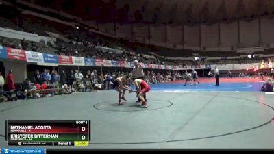 157 lbs Semis (4 Team) - Nathaniel Acosta, Kempsville vs Kristofer Bitterman, Grassfield