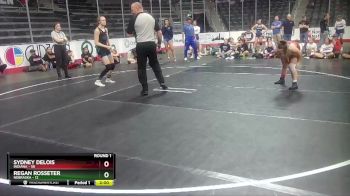W 127 lbs Round 1 (4 Team) - Sydney Delois, Indiana vs Regan Rosseter, Nebraska