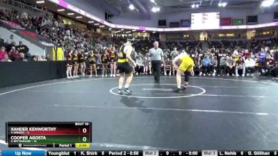 182 lbs Finals (1st & 3rd) - Xander Kenworthy, 4-Ankeny vs Cooper Agosta, 2-Bettendorf