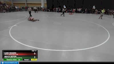 67 lbs Cons. Round 2 - Bryce Reiter, Pursuit Wrestling Minnesota vs Luke Rogers, Repmo Wrestling Club