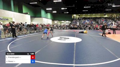 106 lbs Consi Of 32 #2 - Lillian Prendergast, NC vs Justine Perez, OH