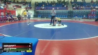 113 lbs Semis & 3rd Wb (16 Team) - Julian Newman, Villa Rica vs Jaxon Barnett, Harris County