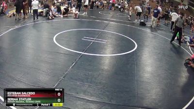 90 lbs Cons. Round 3 - Seriah Statler, Nexgen Regional Training Cente vs Esteban Salcedo, Hollister Razorbacks