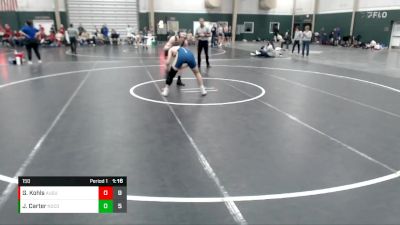 150 lbs Placement Matches (16 Team) - Jack Carter, Norton Community vs Gabe Kohls, Augusta