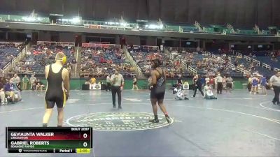 2A 220 lbs Champ. Round 1 - Geviaunta Walker, Lincolnton vs Gabriel Roberts, Roanoke Rapids