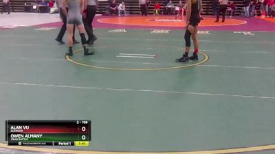 2 - 106 lbs Semifinal - Owen Almany, John Battle vs Alan Vu, Glenvar