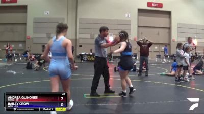 155 lbs Placement Matches (8 Team) - Juliet Alt, POWA vs Vivienne Legato, WOW