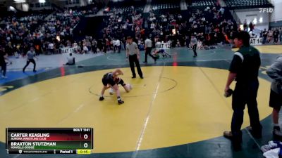 86 lbs Cons. Semi - Braxton Stutzman, Howells-Dodge vs Carter Keasling, Aurora Wrestling Club