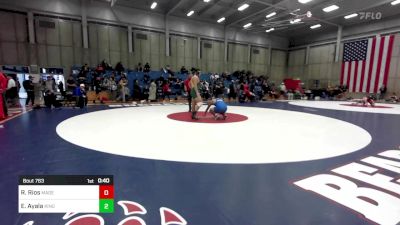 215 lbs Consi Of 16 #1 - Ricardo Rios, Madera vs Emilio Ayala, Kingsburg