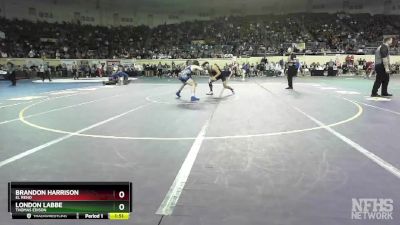 5A-144 lbs Champ. Round 1 - Brandon Harrison, El Reno vs London Labbe, Thomas Edison