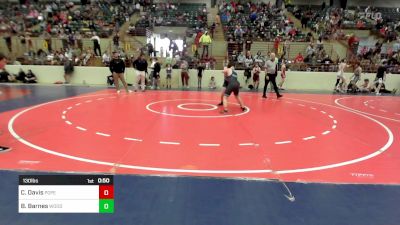 130 lbs Quarterfinal - Charles Davis, Pope Junior Wrestling Club vs Brayden Barnes, Woodland Wrestling