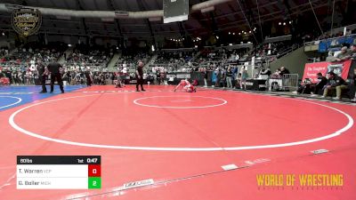 80 lbs Consi Of 8 #2 - Trenton Warren, Valiant Prep vs Gavin Boller, Michigan MatCats