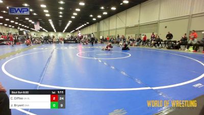 80 lbs Semifinal - Czarlie Diffee, Untouchables 12u Blue vs Jagger Bryant, Shelton Wrestling Academy 12U