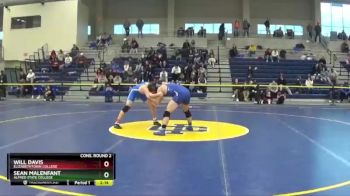 184 lbs Cons. Round 2 - Will Davis, Elizabethtown College vs Sean Malenfant, Alfred State College