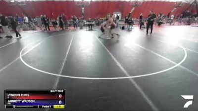 152 lbs Quarterfinal - Lyndon Thies, IL vs Jarrett Wadsen, MN