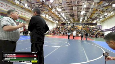 106 Boys Champ. Round 1 - Ayers Reich, Cathedral Catholic vs Josue Reyes, San Diego