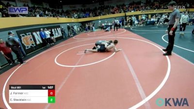 140 lbs 3rd Place - Cason Stecklein, Norman Grappling Club vs Jaret Farmer, Norman Grappling Club