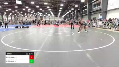 220 lbs Consi Of 16 #1 - Nehemias Pettway, CT vs Desmond Nesbitt, AL