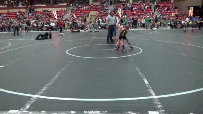 49 lbs Cons. Round 3 - Rylie Meitler, Team Lightning Wrestling Club vs Skyler Lawrence, Iron Grapplers Wrestling Club