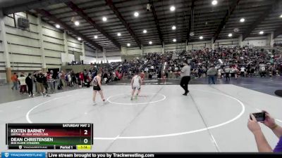 105 lbs Quarterfinal - Dean Christensen, Box Elder Stingers vs Kixten Barney, Uintah Jr High Wrestling